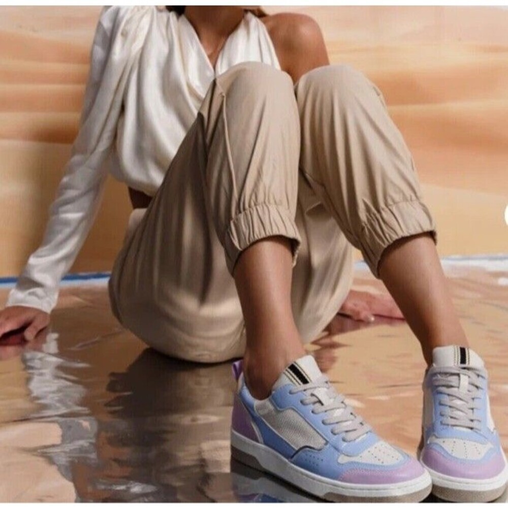 Shu‎ Shop ROMI Pink Blue Metallic Women's Sneakers Size 8 New in Box
